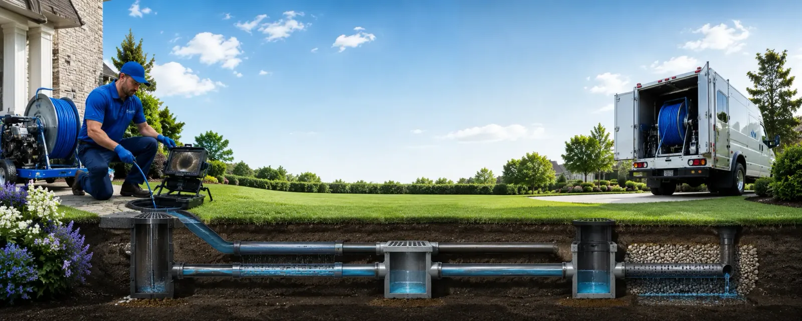 Outdoor drain cleaning information for Garrett, KY